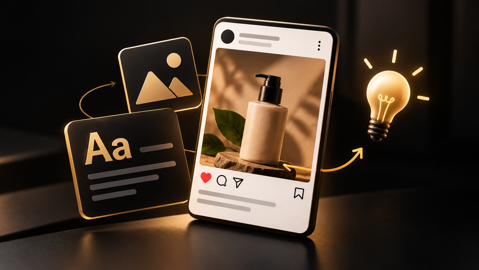 Social media advertising creative on mobile
