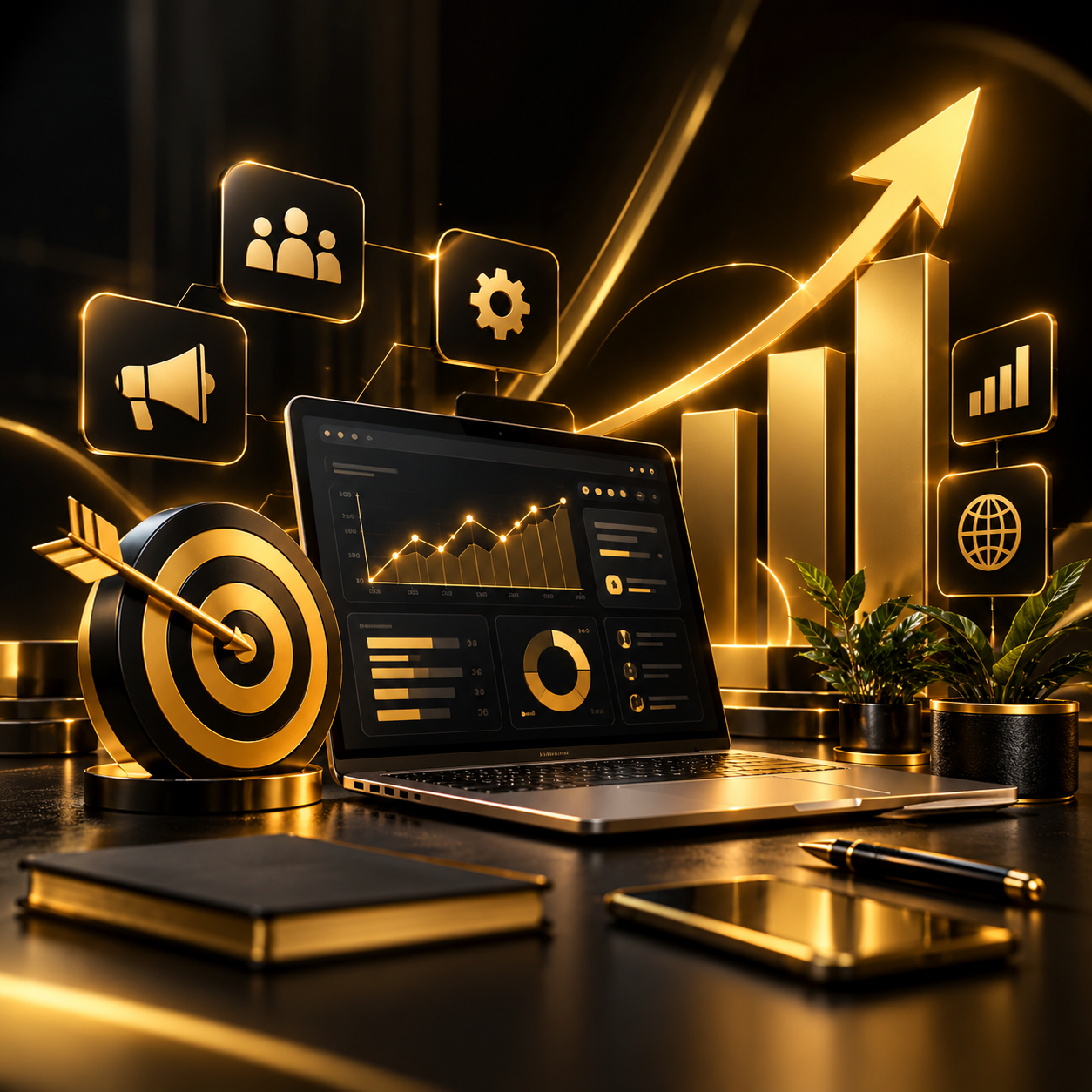 Digital strategy team planning business growth